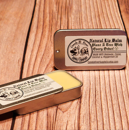 Natural Beeswax Lip Balm