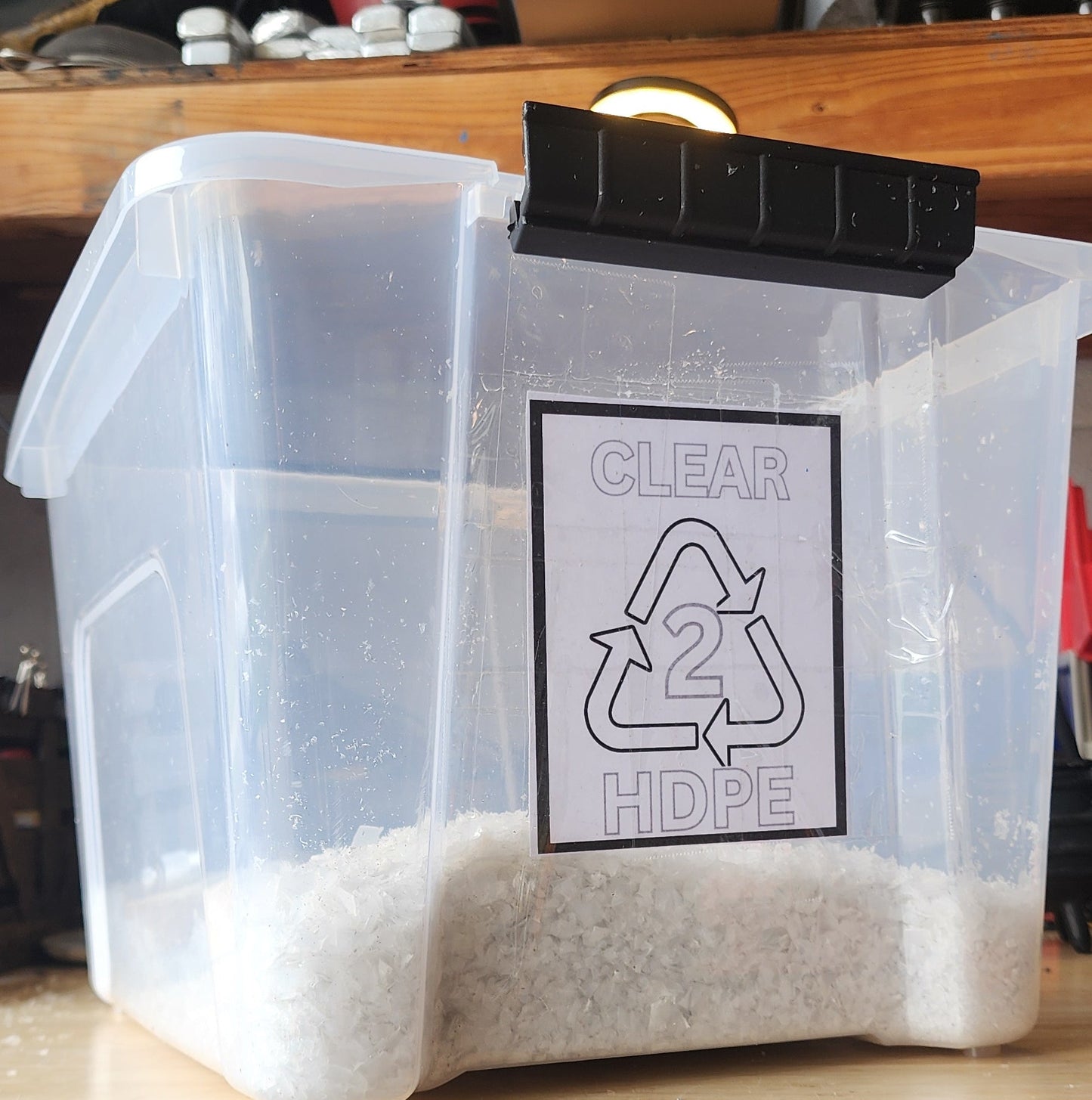 Shredded Plastic - HDPE /#2\